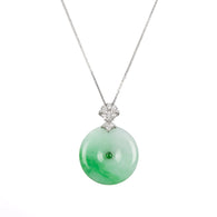 Jade Pi Disc Pendants