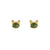 Jade Dragonling – Nephrite Jade Stud Earrings in Gold Vermeil