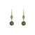 Jade Harmony Drops – Green Jade Marquise and Bead Drop Earrings in Sterling Silver