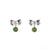 Jade Ribbon – Green Jade Drop Earrings with Bow Set in Sterling Silver