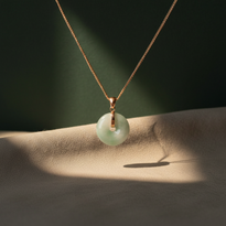 Jade Donut Pendants
