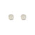 Lunar Mist Studs – White Nephrite Jade Cushion Earrings in Sterling Silver