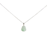 Mini Laughing Buddha Jadeite Jade Necklace with 18K Gold