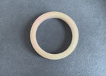 Genuine Grade A Lavender Jadeite Bangle - 56mm Half Moon