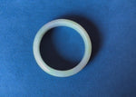 Authentic Grade A Lavender and Green Jadeite Bracelet - 59mm Half Moon