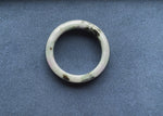 57.9mm Light Green with Lavender and Olive Green Patterns Jade Bangle Bracelet
