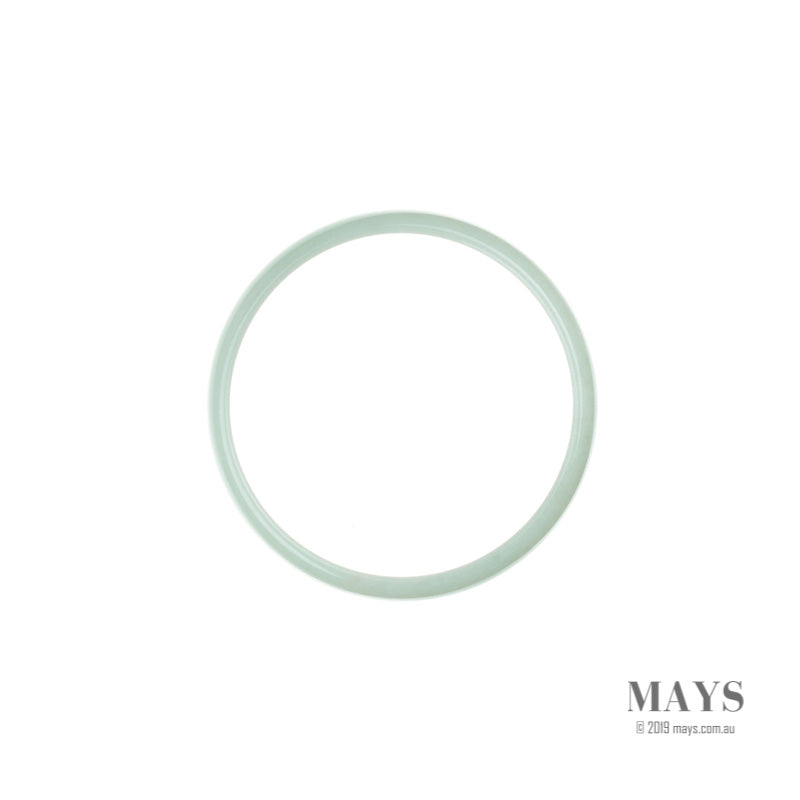 52mm Green Burmese Jadeite Jade Bangle Bracelet - MAYS