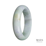 59mm Grade A Jadeite Jade Bangle - MAYS