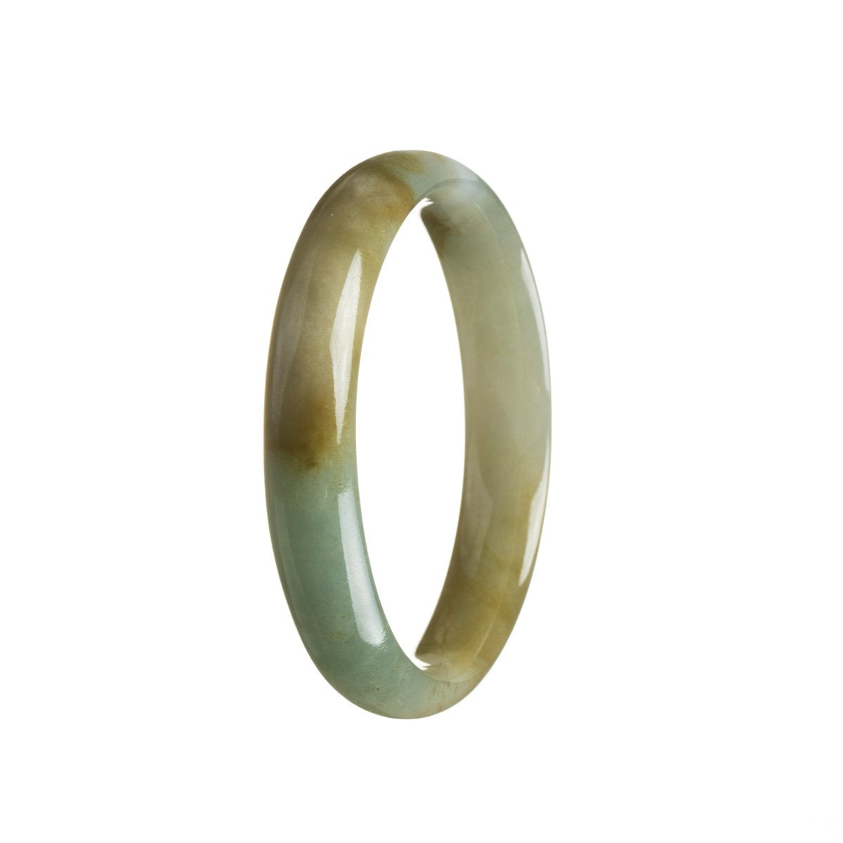 55mm Grade A Jadeite Jade Bangle - MAYS