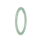 57mm Grade A Jadeite Jade Bangle - MAYS