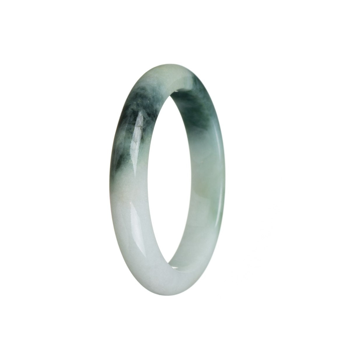 55mm Grade A Jadeite Jade Bangle - MAYS