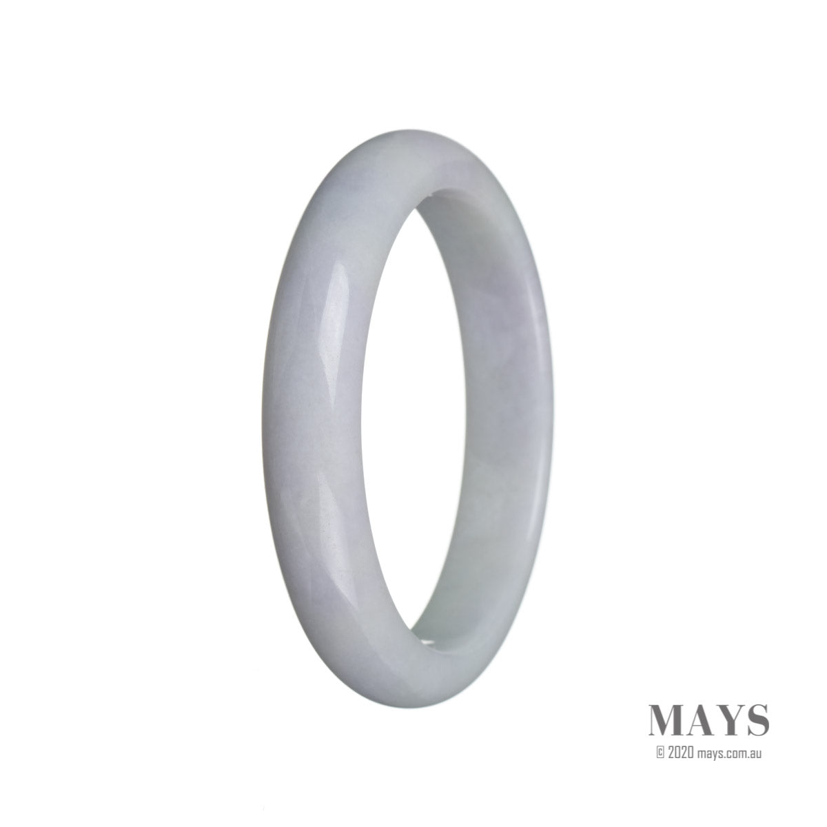 60mm Grade A Jadeite Jade Bangle - MAYS