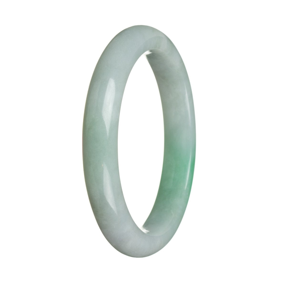 63mm Grade A Jadeite Jade Bangle - MAYS