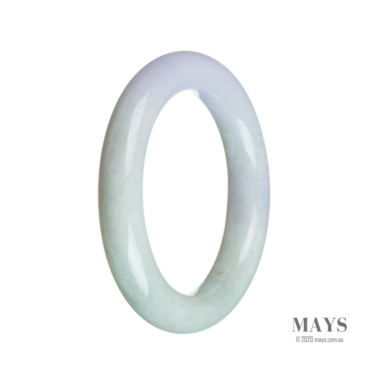 54mm Grade A Jadeite Jade Bangle - MAYS