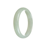 56mm Grade A Jadeite Jade Bangle - MAYS
