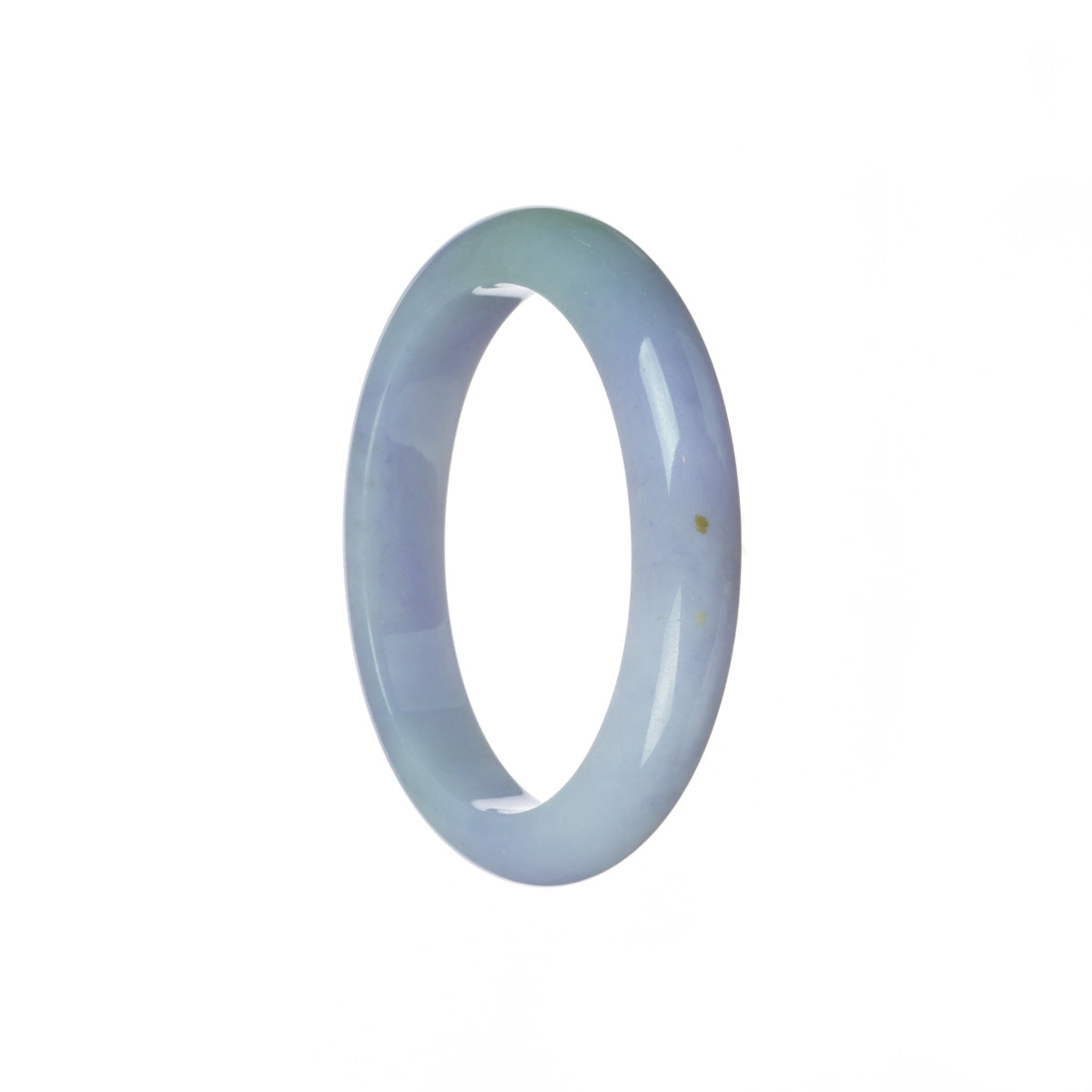 Genuine Natural Lavender Traditional Jade Bangle Bracelet - 50mm Oval