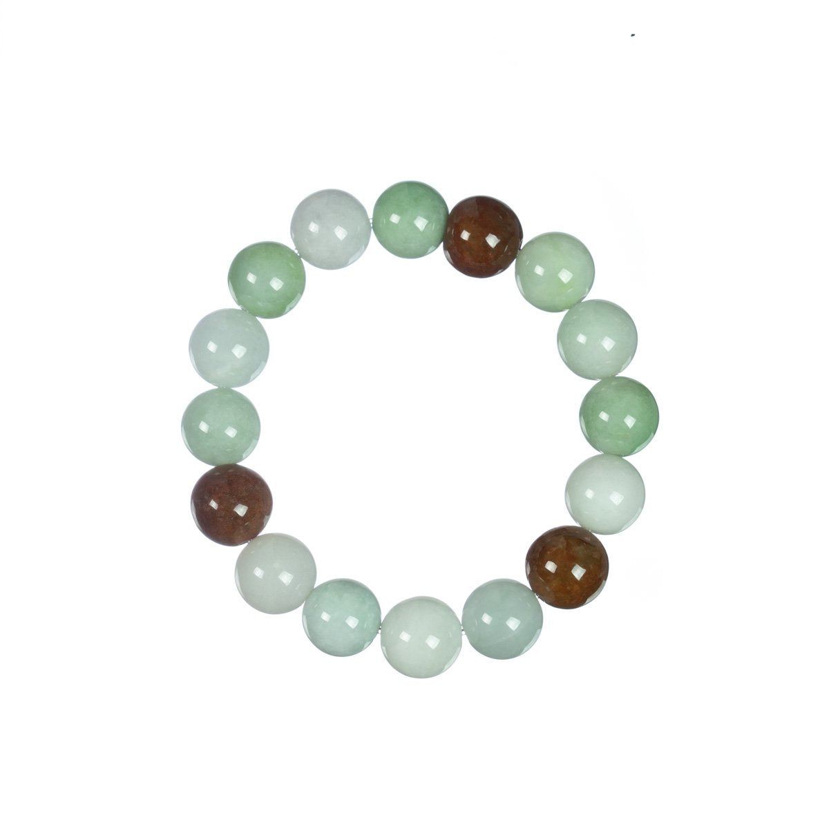 Multi Jadeite Jade Bead Bracelet