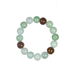 Multi Jadeite Jade Bead Bracelet