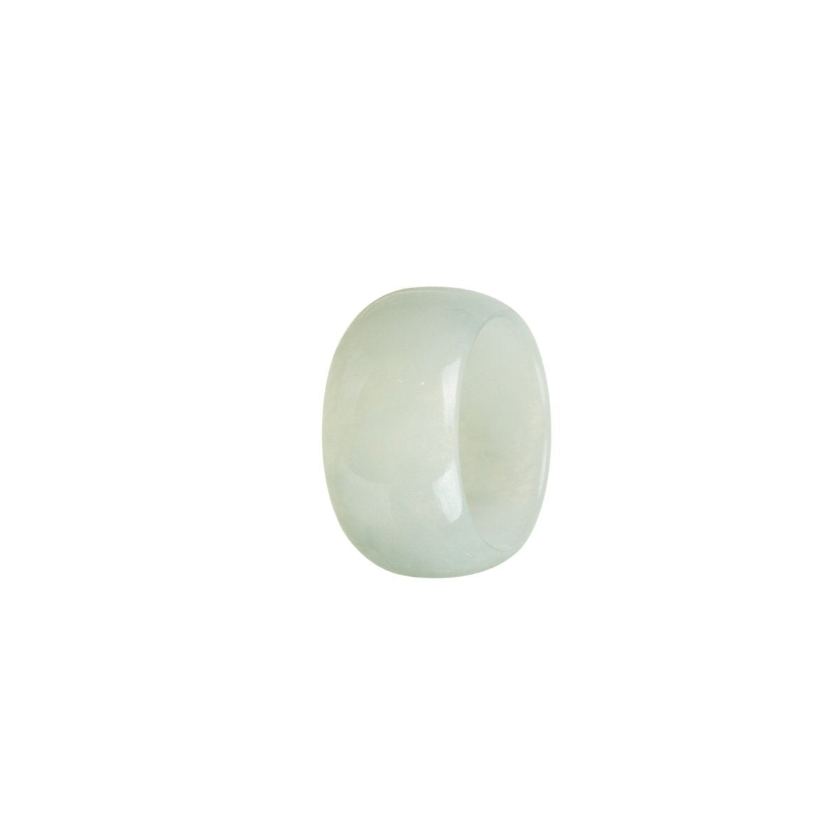 Real Light Green Jade Ring - Size Q 1/2