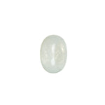 Real White Jadeite Jade Band - Size R 1/2