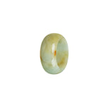 Certified Bluish Green Burmese Jade Band - Size U