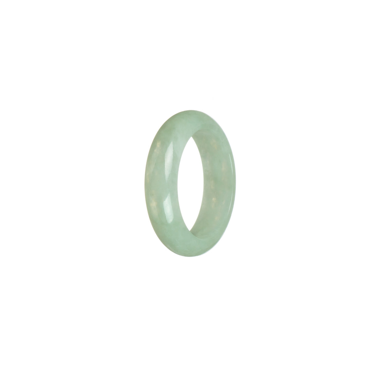 Certified Light Green Jade Band - Size S 1/2