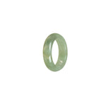 Real Light green Jadeite Jade Ring - Size N 1/2