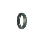 Certified Olive Green with dark grey Jade Band - Size S