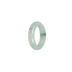 Authentic Green Hua Pattern Jadeite Jade Ring- Size T