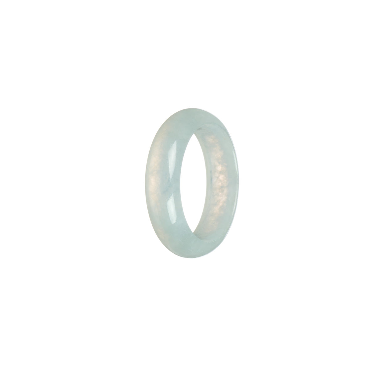 Authentic Icy white Jade Band - Size T