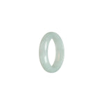 Certified White Jade Ring - Size S 1/2