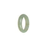 Real Pale green Burmese Jade Ring- Size S