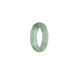 Authentic Green Hua Pattern Jadeite Jade Band - Size T
