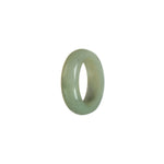 Real Light grey Jadeite Jade Band - Size S