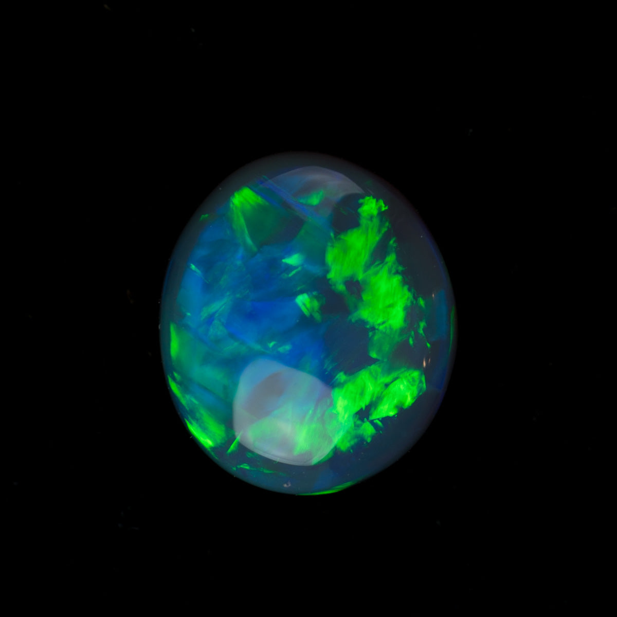 1ct Lighting Ridge Australian Solid Black Opal
