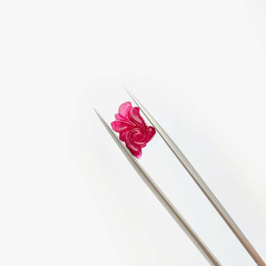 3.47ct Carved Burmese Ruby - MAYS