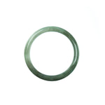 47mm Natural Burmese Jade Bangle - MAYS