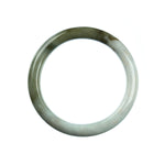 59mm Natural Burmese Jade Bangle - MAYS