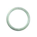 57mm Natural Burmese Jade Bangle - MAYS
