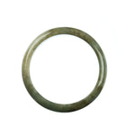 58mm Natural Burmese Jade Bangle - MAYS