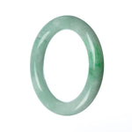 58mm Natural Burmese Jade Bangle - MAYS