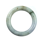 57mm Natural Burmese Jade Bangle - MAYS