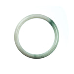 56mm Natural Burmese Jade Bangle - MAYS