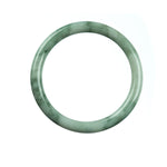62mm Natural Burmese Jade Bangle - MAYS