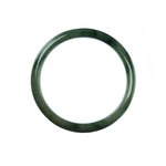 59mm Natural Burmese Jade Bangle - MAYS
