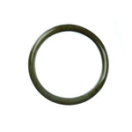 57mm Natural Burmese Jade Bangle - MAYS