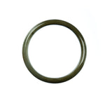 57mm Natural Burmese Jade Bangle - MAYS