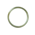 57mm Natural Burmese Jade Bangle - MAYS