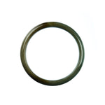 57mm Natural Burmese Jade Bangle - MAYS