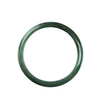 57mm Natural Burmese Jade Bangle - MAYS